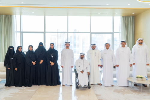 مدير محاكم دبي يلتقي المشاركين من أصحاب الهمم في معرض "إكسبو أصحاب الهمم" ويؤكد دعم محاكم دبي لهم